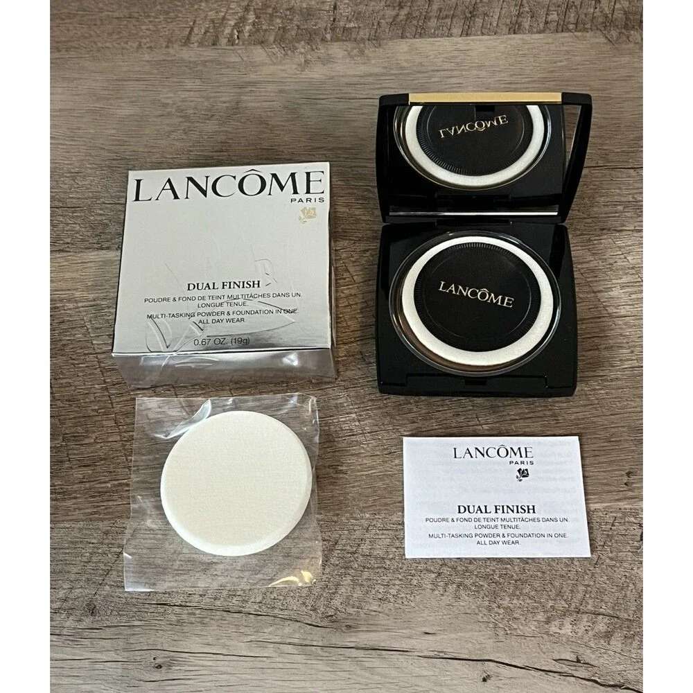 LANCOME DUAL FINISH Multi-Tasking Powder Foundation 470 SUEDE (C) NIB
